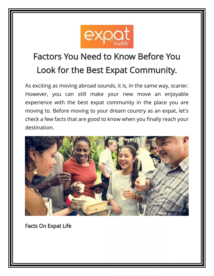 PPT   Factors You Need To Know Before You Look For The Best Expat