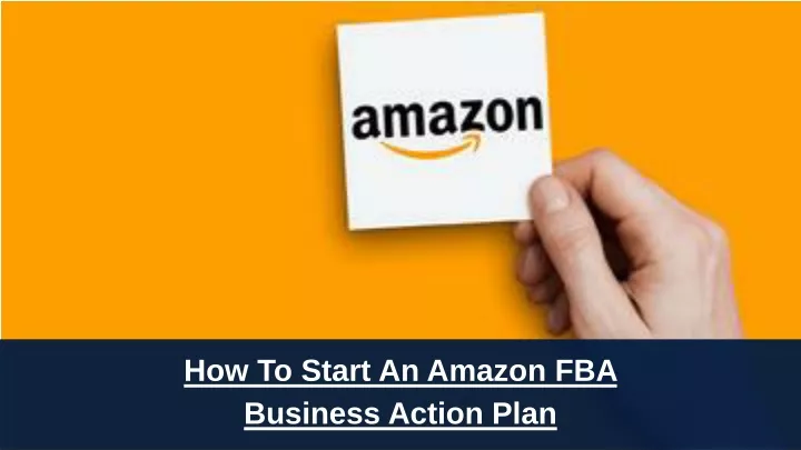 how to make a business plan for amazon fba
