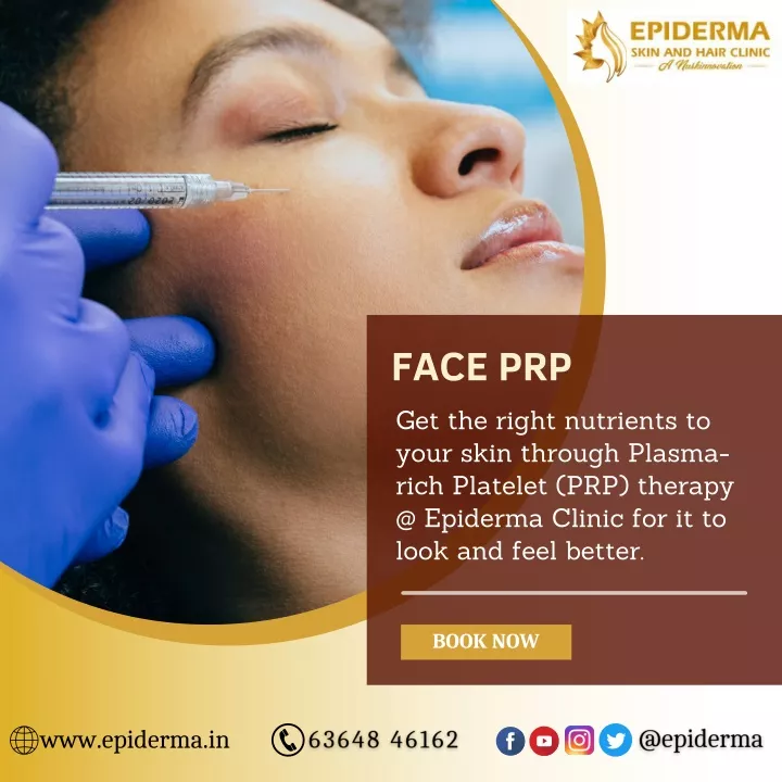 Ppt Face Prp Best Dermatologist In Jayanagar Bangalore Epiderma Clinic Powerpoint 6183