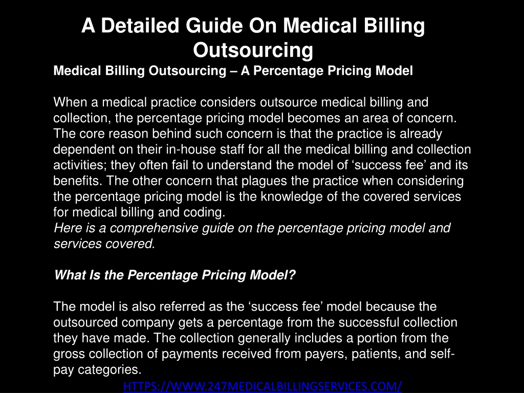 PPT - A Detailed Guide On Medical Billing Outsourcing PowerPoint ...