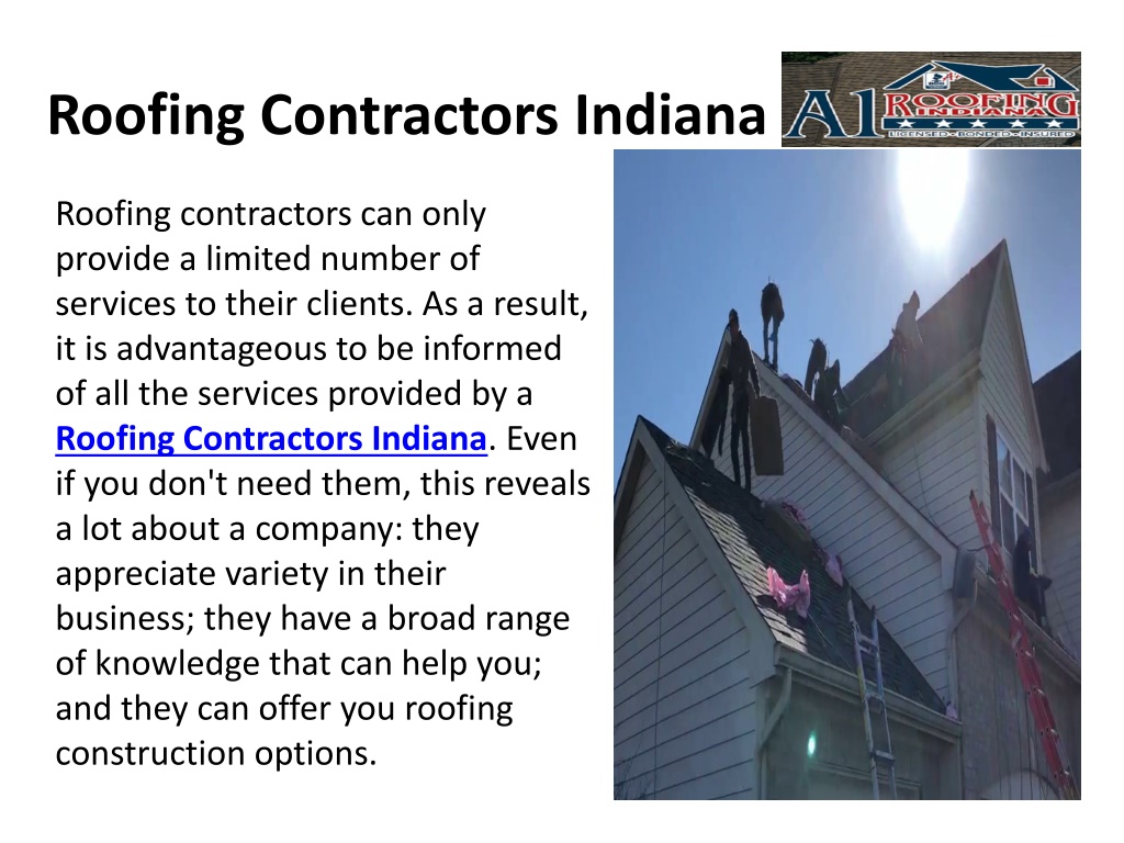 PPT Roofing Contractors Indiana A1 Roofing Indiana PowerPoint