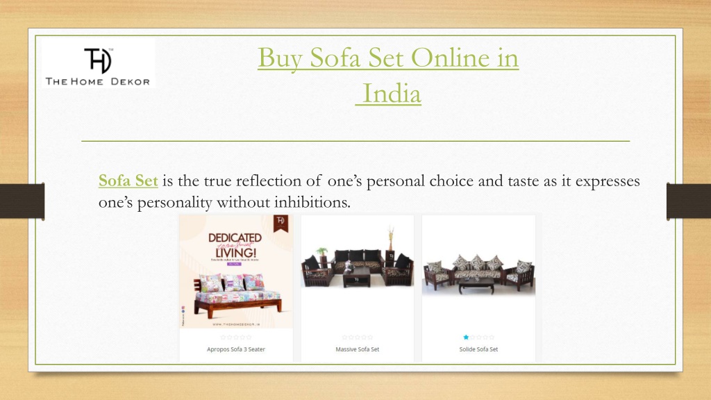 PPT - Buy Sofa Set PowerPoint Presentation, free download - ID:11301208