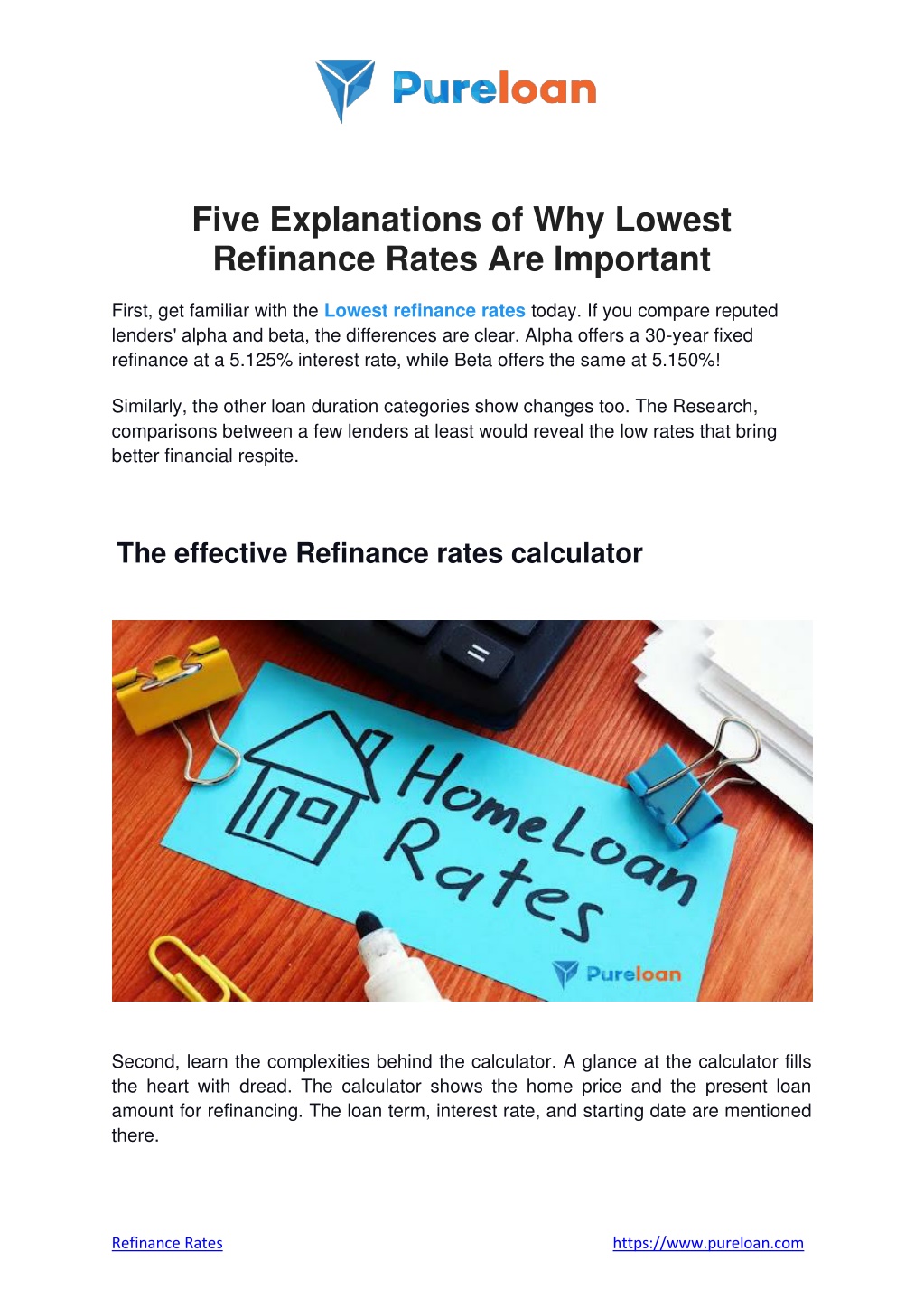 Cheapest Refi Rates