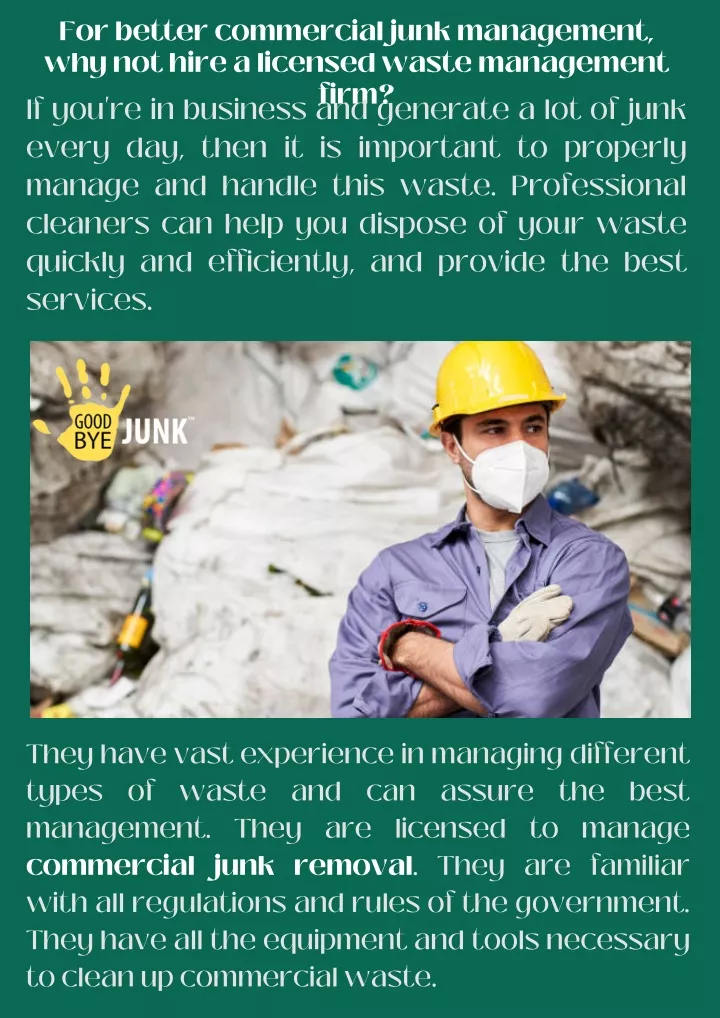 ppt-for-better-commercial-junk-management-why-not-hire-a-licensed