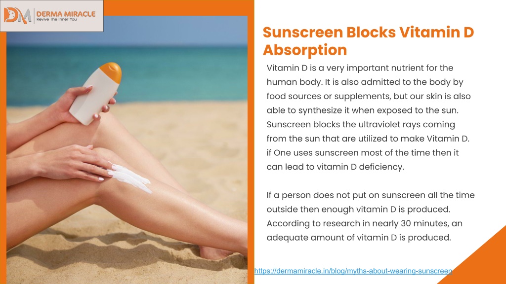 does wearing sunscreen prevent vitamin d