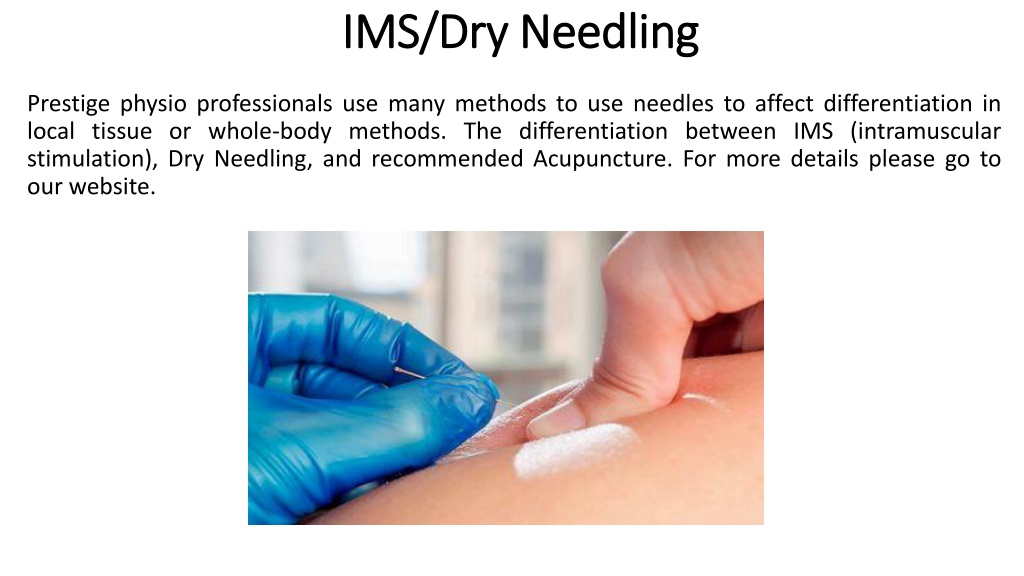 PPT - IMS AND Dry Needling PowerPoint Presentation, Free Download - ID ...