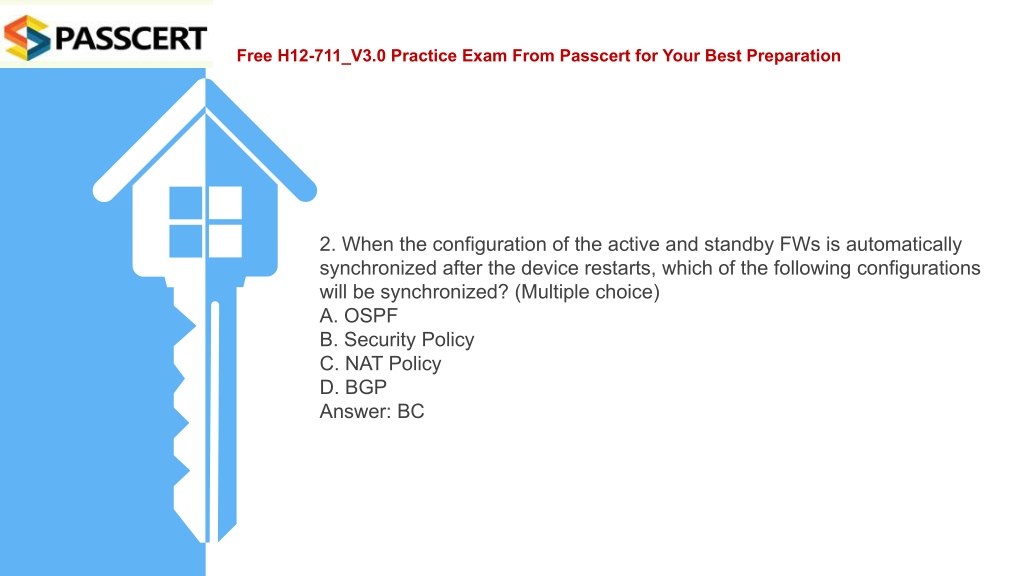 Test H12-111_V3.0 Sample Questions