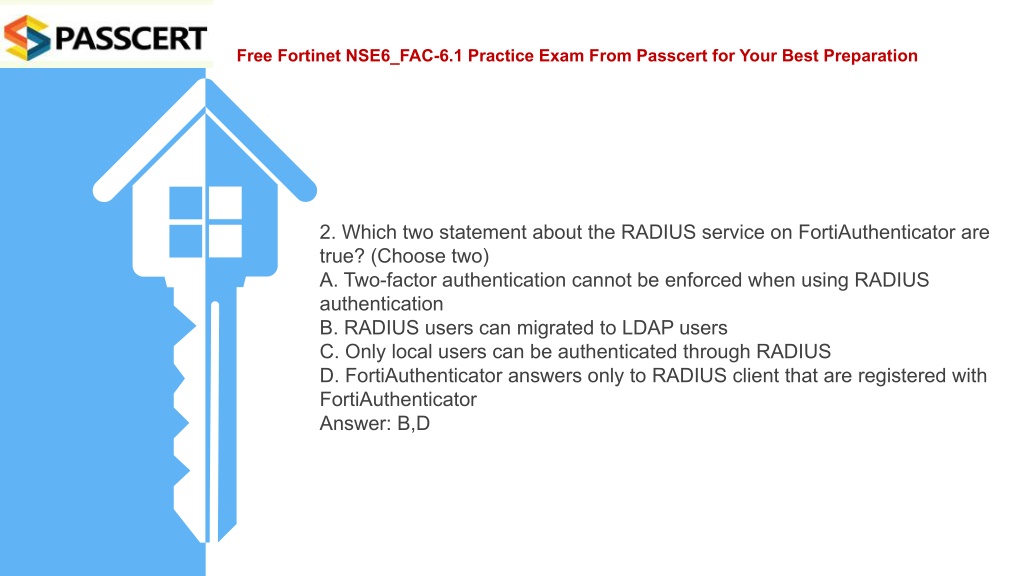 NSE6_FAC-6.4 Question Explanations