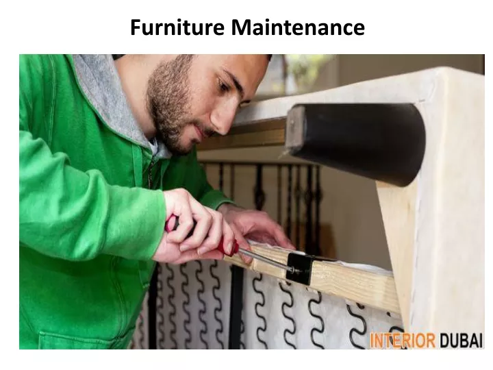 Illustration of Furniture Maintenance And Reporting Hourly