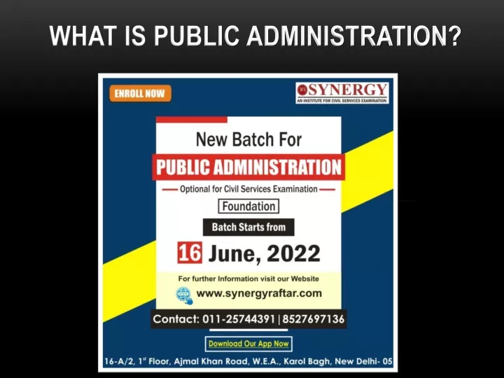 PPT What Is Public Administration PowerPoint Presentation Free 