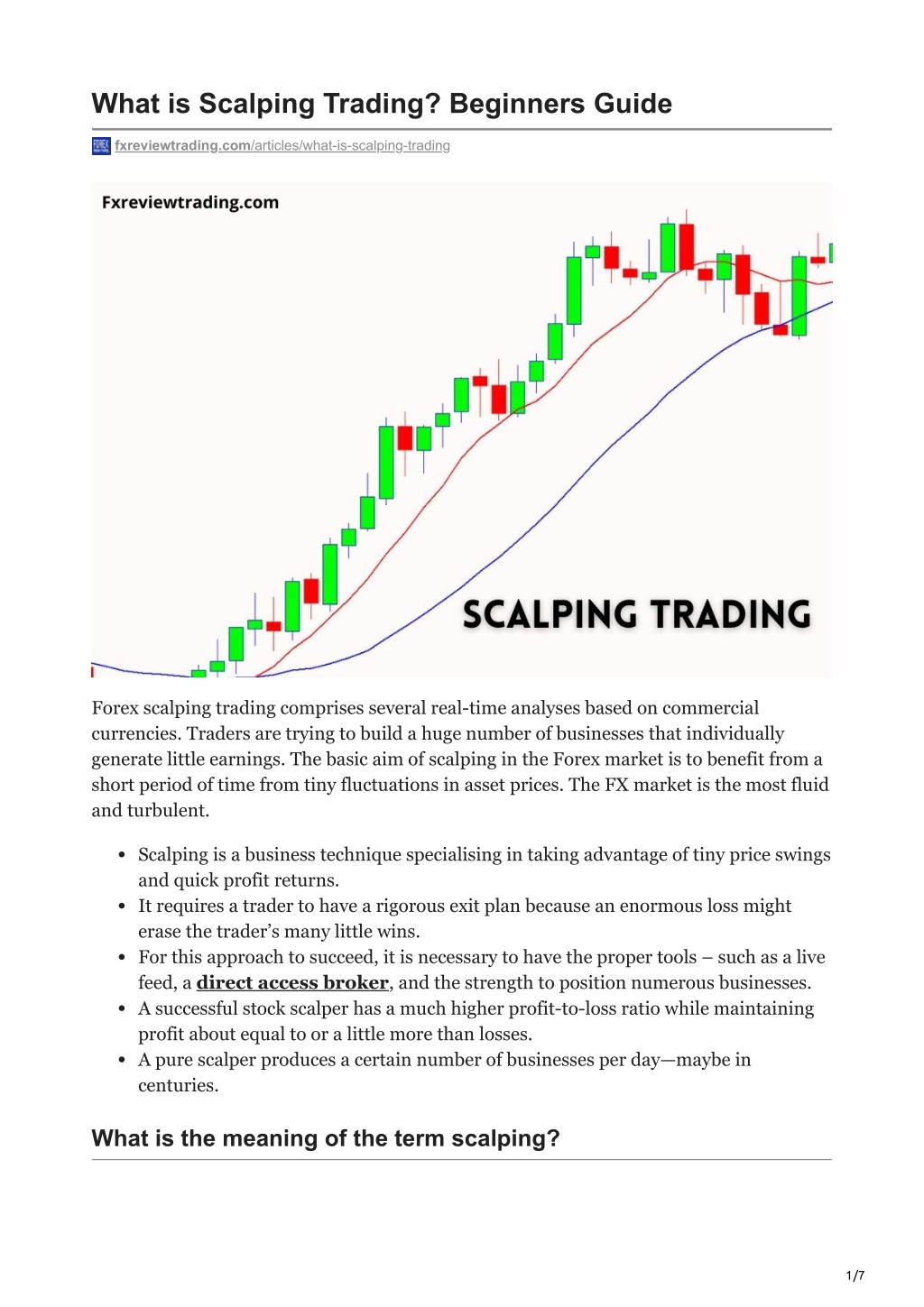 PPT - fxreviewtrading.com-What is Scalping Trading Beginners Guide ...
