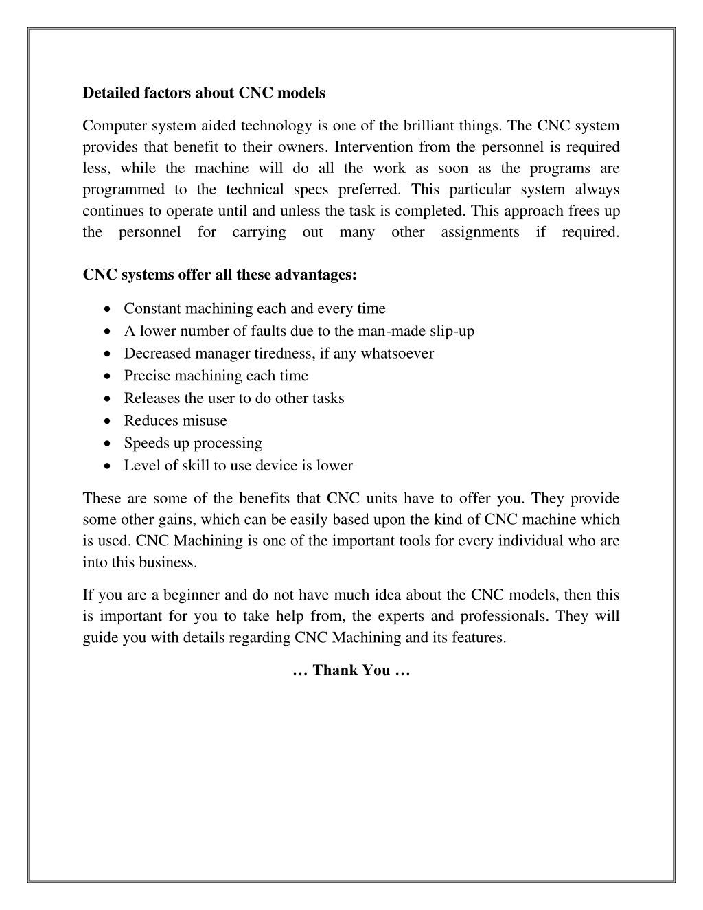 PPT - What are the advantages of CNC Machining PowerPoint Presentation ...