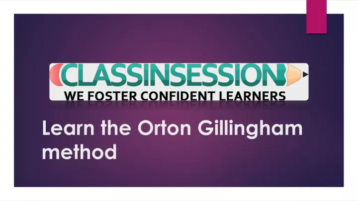 How To Learn The Orton Gillingham Method