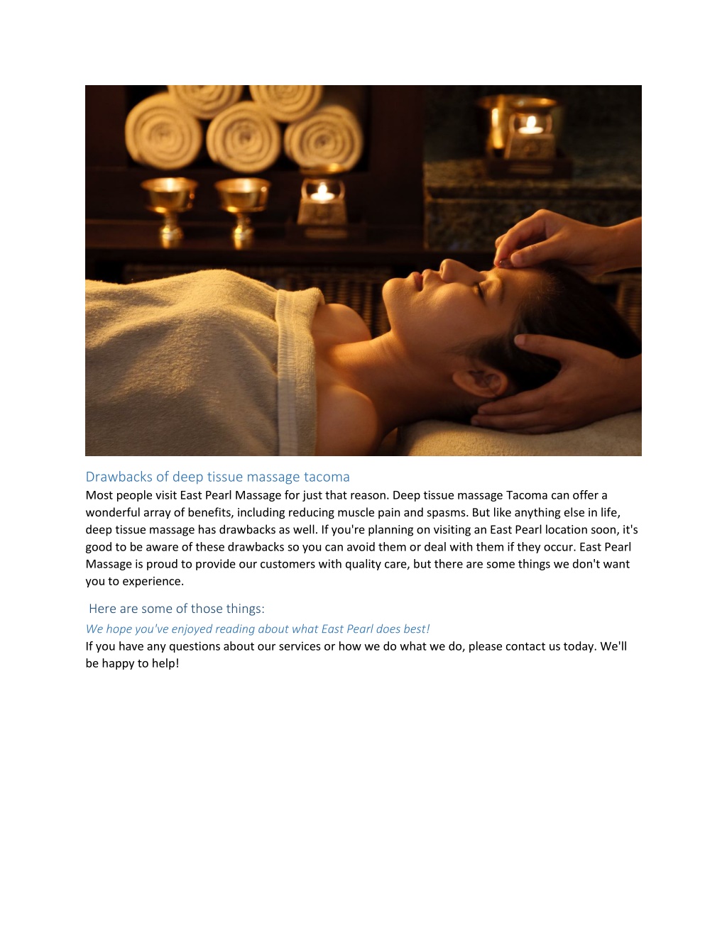 Ppt Deep Tissue Massage Tacoma Powerpoint Presentation Free Download