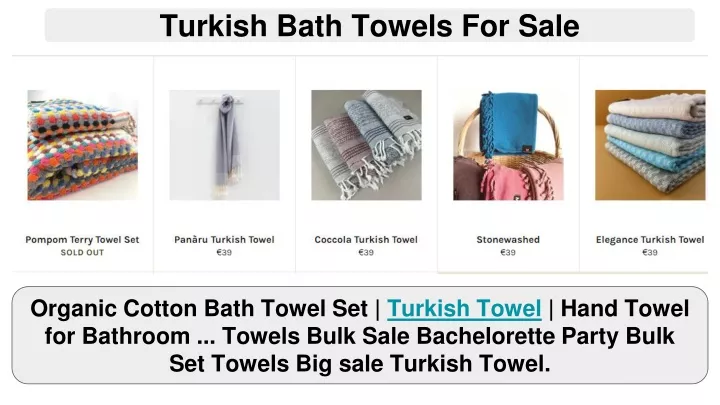 PPT - Turkish Bath Towels For Sale - Marsikoh PowerPoint Presentation ...