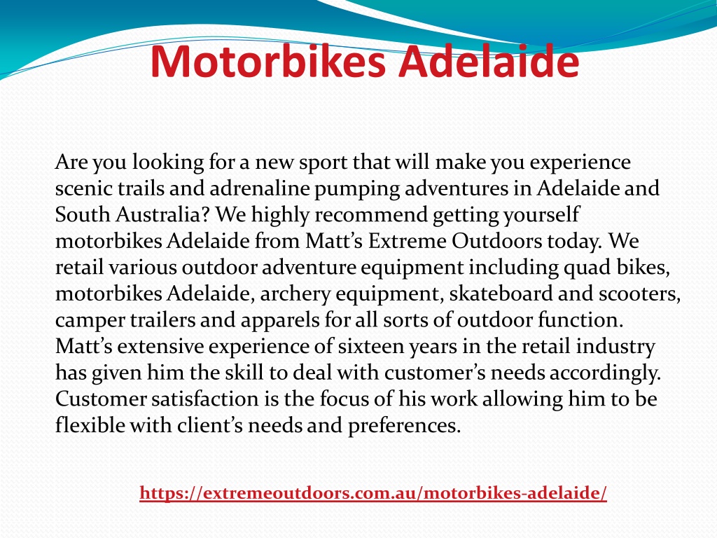 PPT Motorbikes Adelaide PowerPoint Presentation, free download ID
