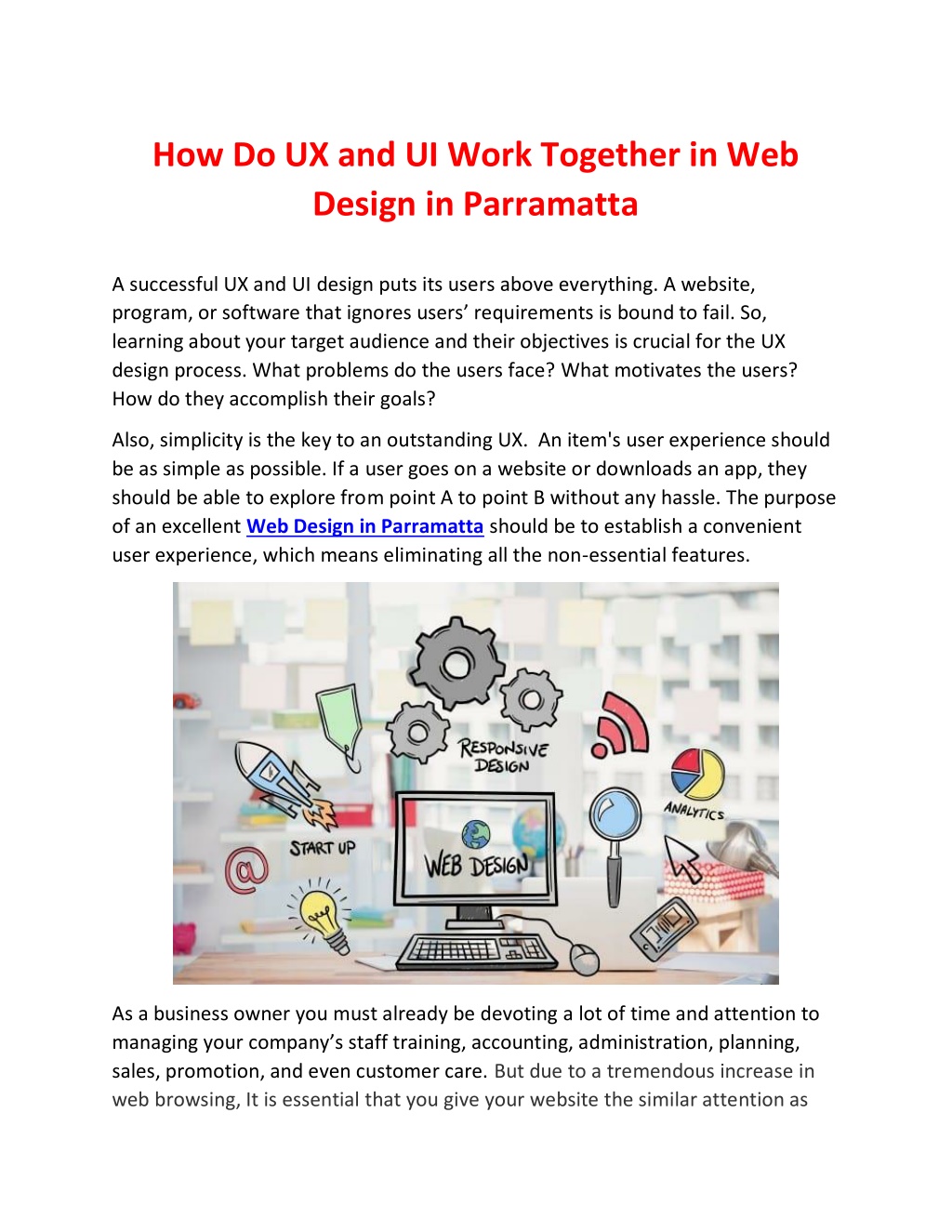 PPT - How Do UX and UI Work Together in Web Design in Parramatta ...
