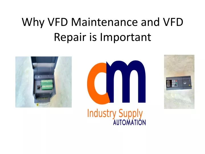 ppt presentation on vfd