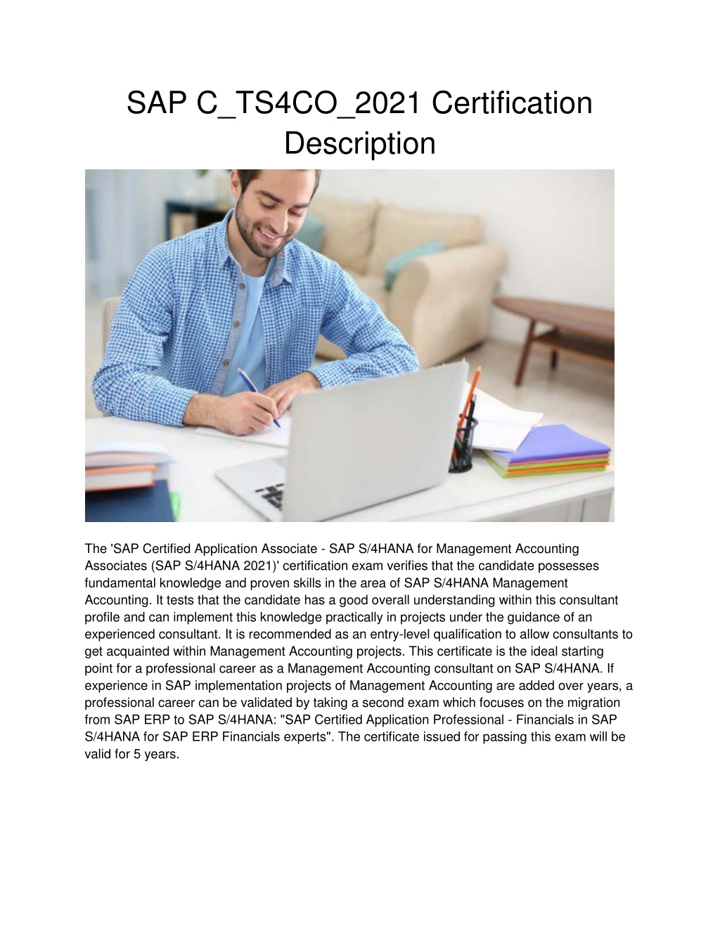 PPT - SAP C_TS4CO_2021 Certification Description PowerPoint Sns-Brigh10