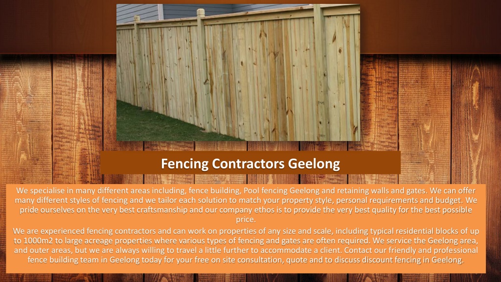 PPT Pool Fencing Geelong PowerPoint Presentation, free download ID