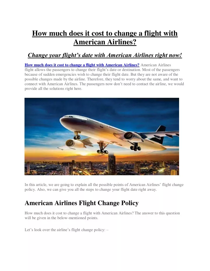 ppt-how-much-does-it-cost-to-change-a-flight-with-american-airlines