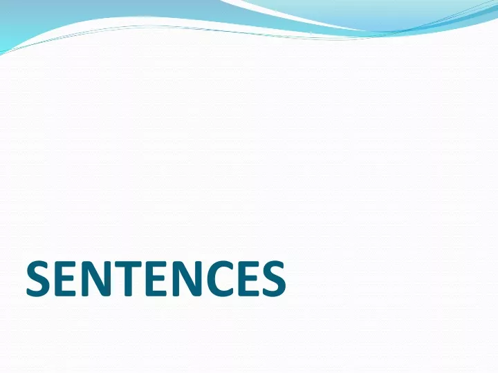 Ppt Sentences Powerpoint Presentation Free Download Id11320830