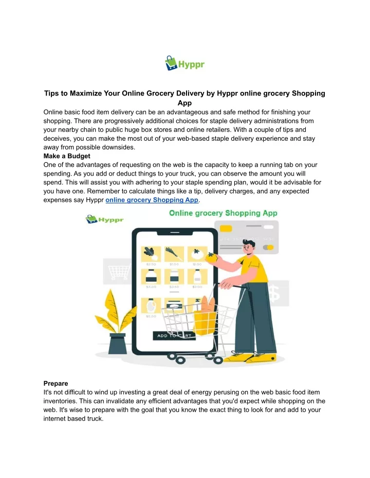 PPT - Tips to Maximize Your Online Grocery Delivery by Hyppr online ...