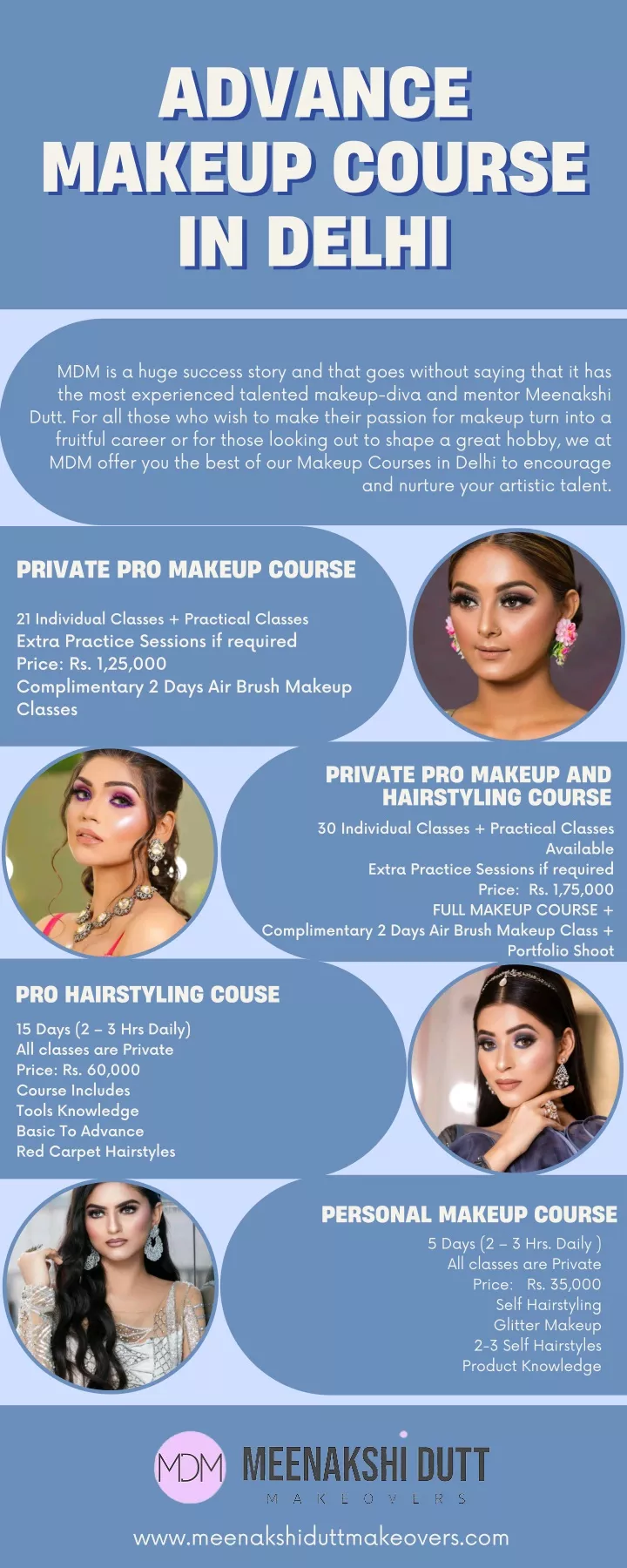 PPT Advance Makeup Courses in Delhi Meenakshi Dutt Makeovers