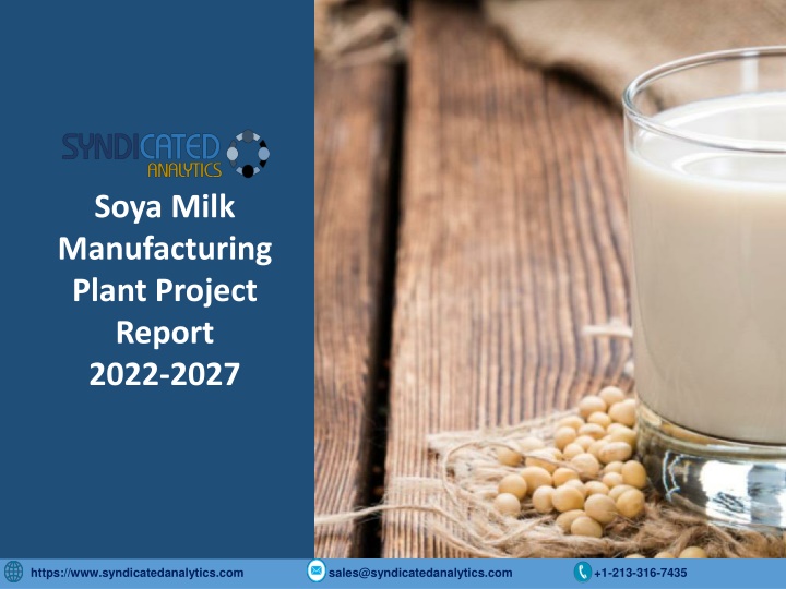 soya milk production business plan