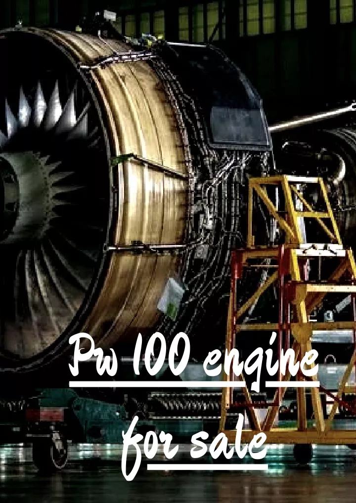 PPT - Indeginous Pw 100 engine for sale PowerPoint Presentation, free ...