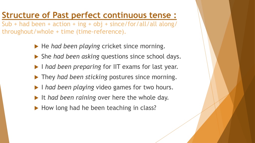 PPT - How to Learn English Grammar | Perfect Continuous Tense (Part 1 ...