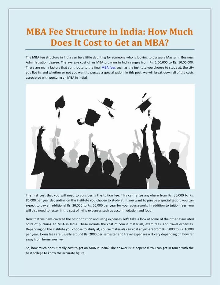 ppt-mba-fee-structure-in-india-how-much-does-it-cost-to-get-an-mba