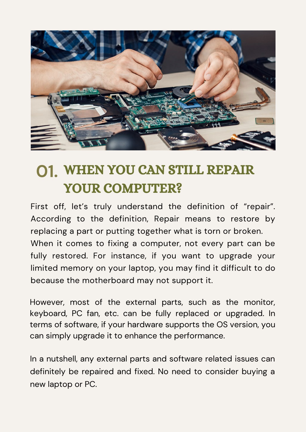 PPT - When To Repair Or Replace Your Computer PowerPoint Presentation ...