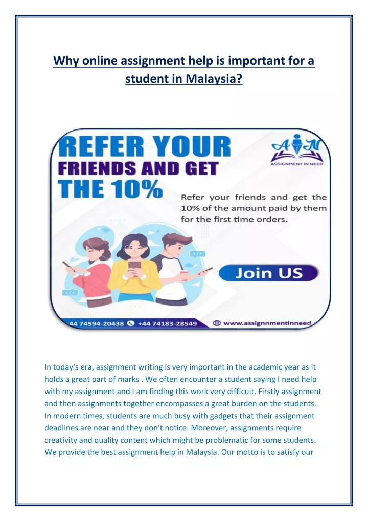 ppt-why-online-assignment-help-is-important-for-a-student-in-malaysia