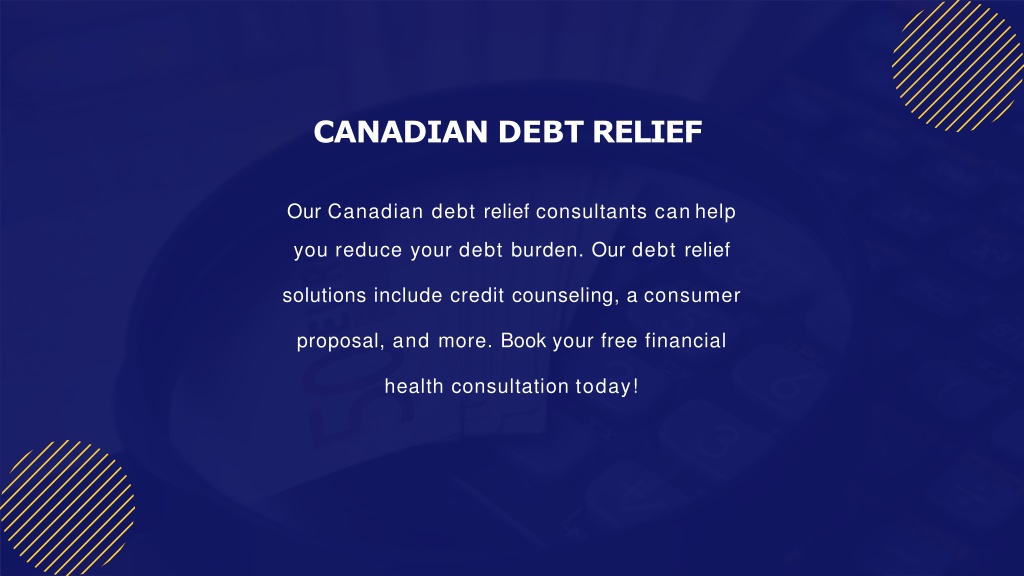 PPT Canadian Debt Relief PowerPoint Presentation, free download ID