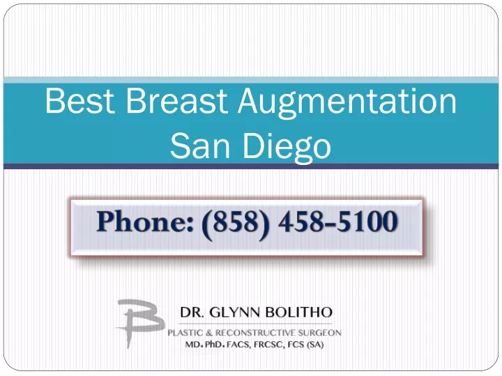 PPT - Best Breast Augmentation San Diego PowerPoint Presentation, free