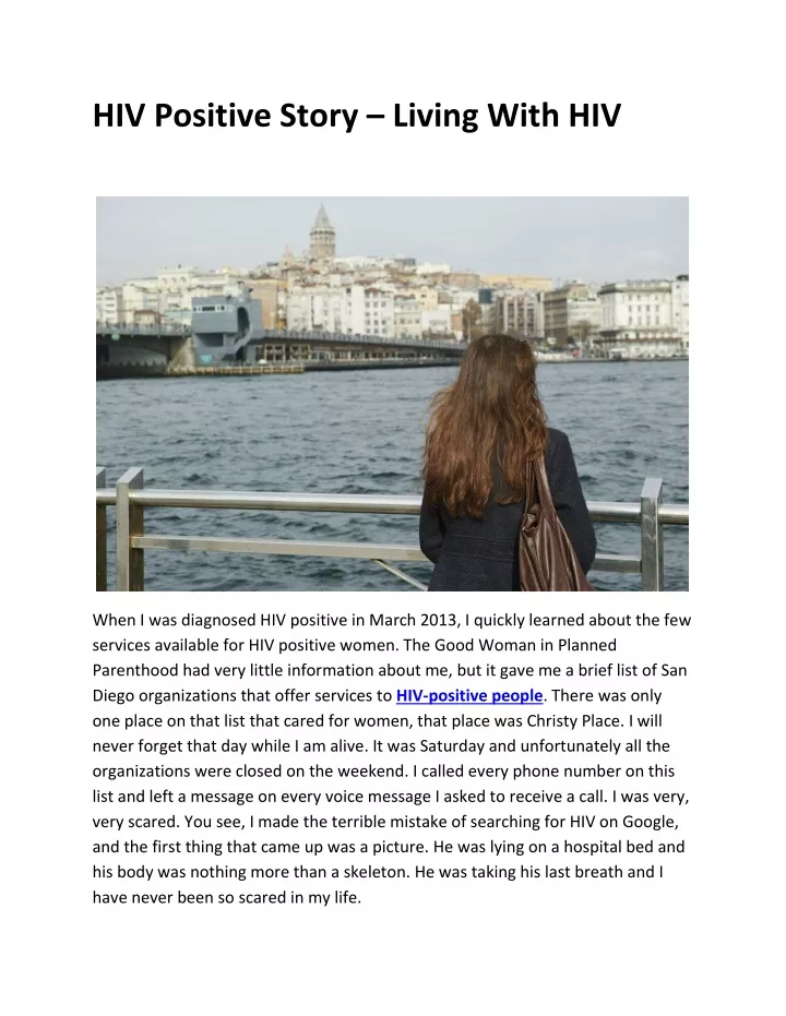 Ppt Hiv Positive Story Living With Hiv Powerpoint Presentation Free Download Id 11328478