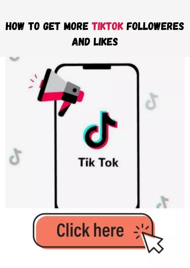 PPT How To Get More Tiktok Followeres And Likes PowerPoint 