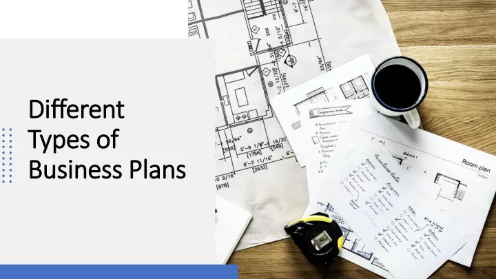 what are the different types of business plans