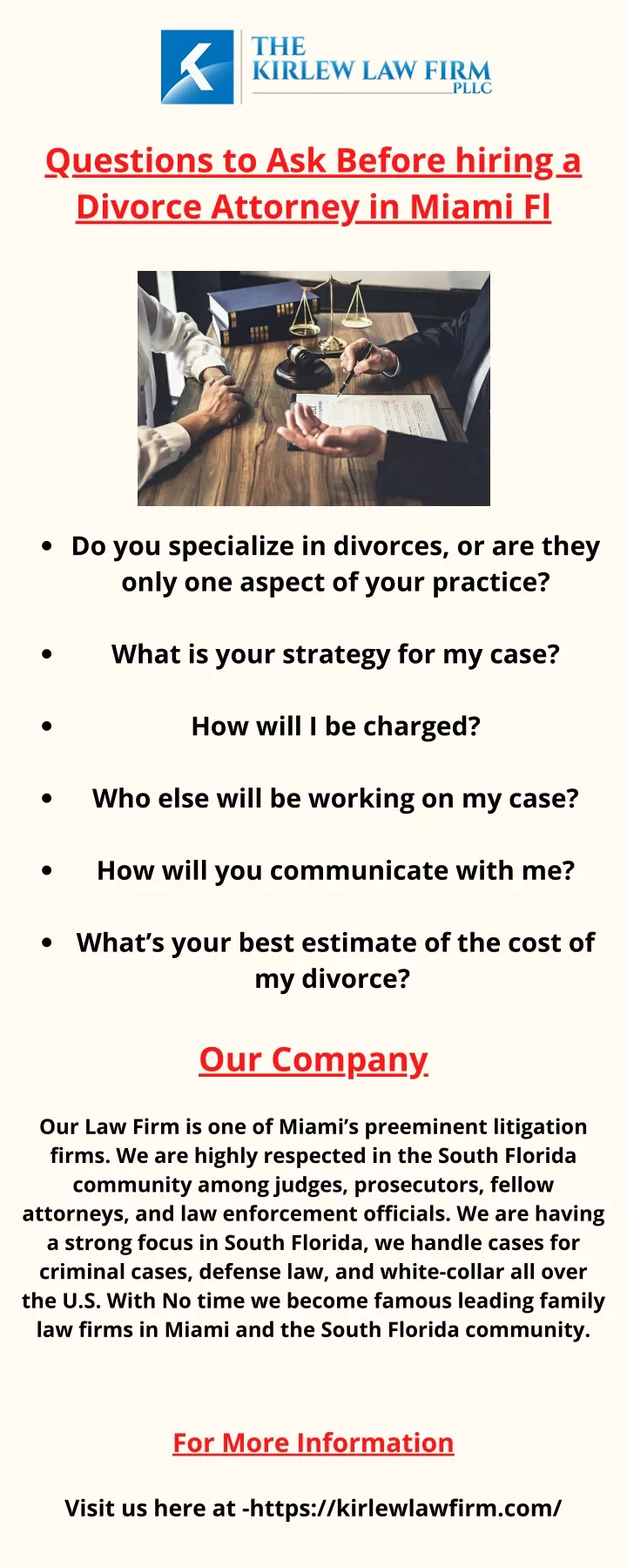 PPT - Questions To Ask Before Hiring A Divorce Attorney In Miami Fl ...