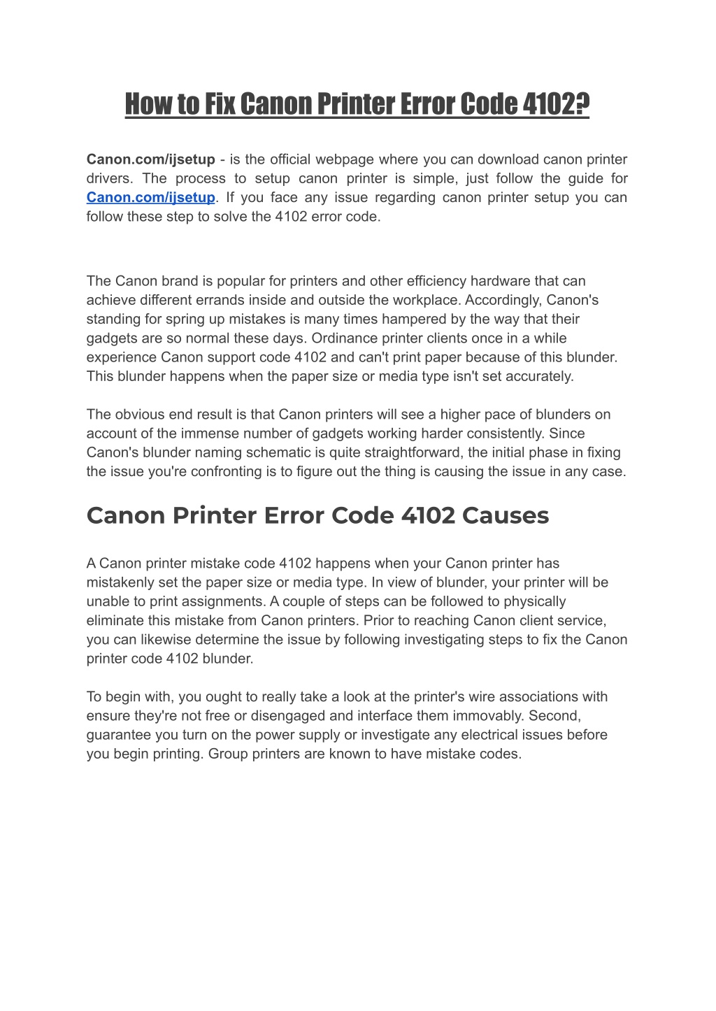 Ppt Step By Step Method To Fix Canon Printer Error Code 4102 Powerpoint Presentation Id11332170 9365