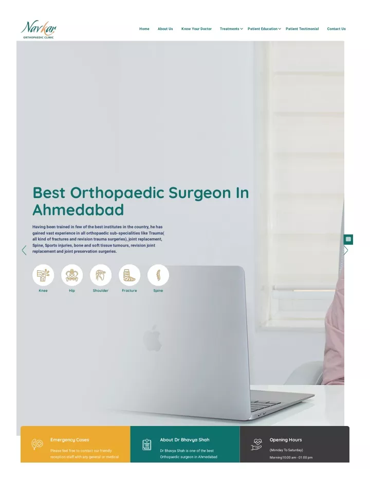 PPT >Best Orthopaedic Doctor in Ahmedabad Orthopaedic Surgeon in