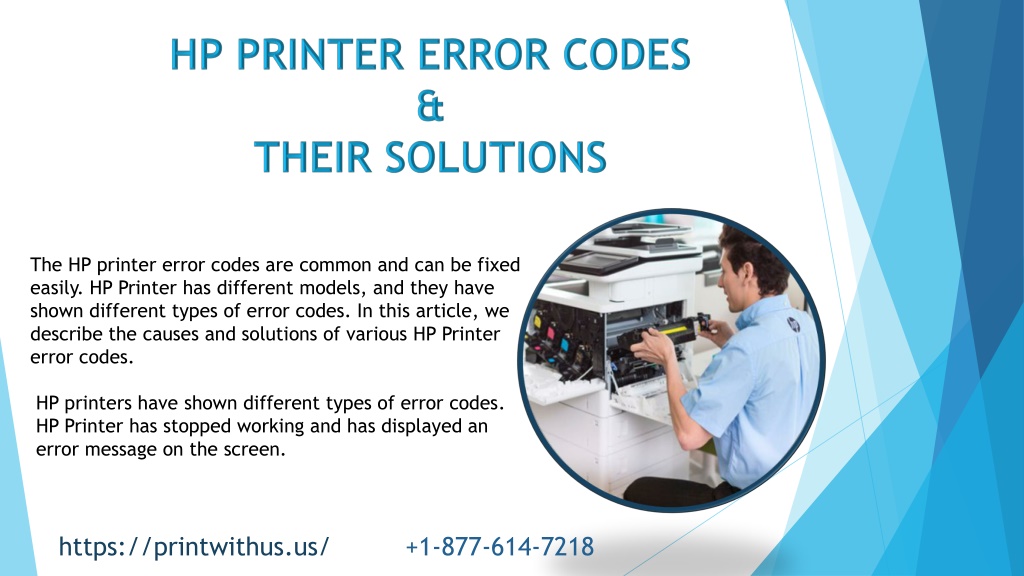 PPT - List Of HP Printer Error Codes And Their Solutions PowerPoint ...