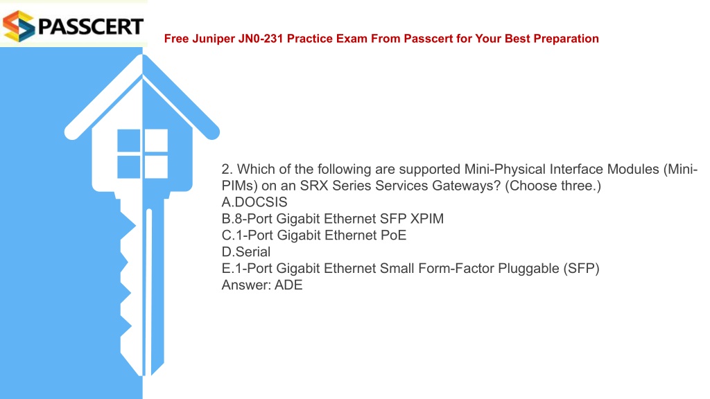 Test JN0-231 Questions