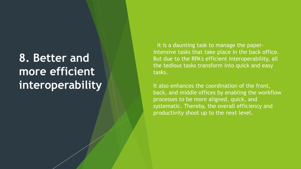 PPT - 10 Impeccable Benefits Of RPA To Skyrocket Your Business Growth ...