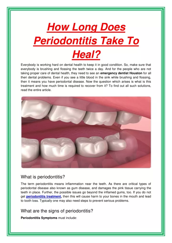 ppt-how-long-does-periodontitis-take-to-heal-powerpoint-presentation