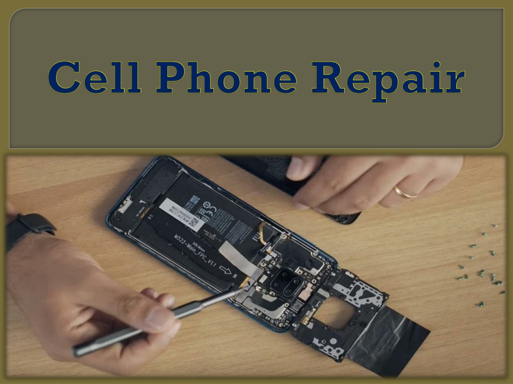 PPT - Cell Phone Repair PowerPoint Presentation, free download - ID ...