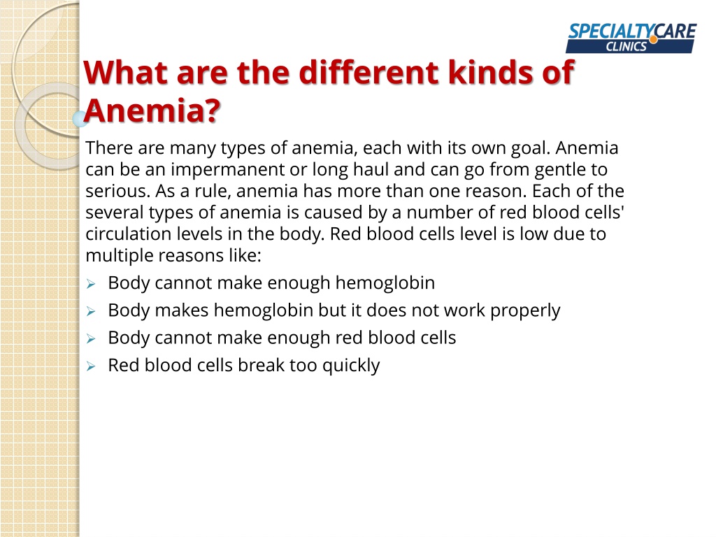 Ppt Anemia Causes Symptoms And Treatment Powerpoint Presentation Free Download Id11338441 3277