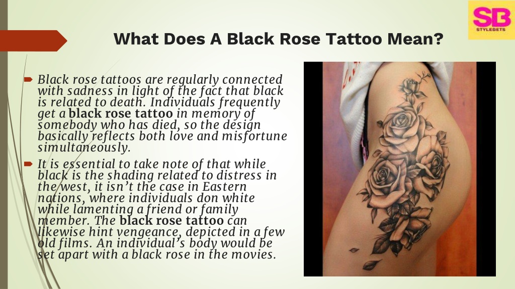 PPT - What does a black rose tattoo on hand mean? PowerPoint ...