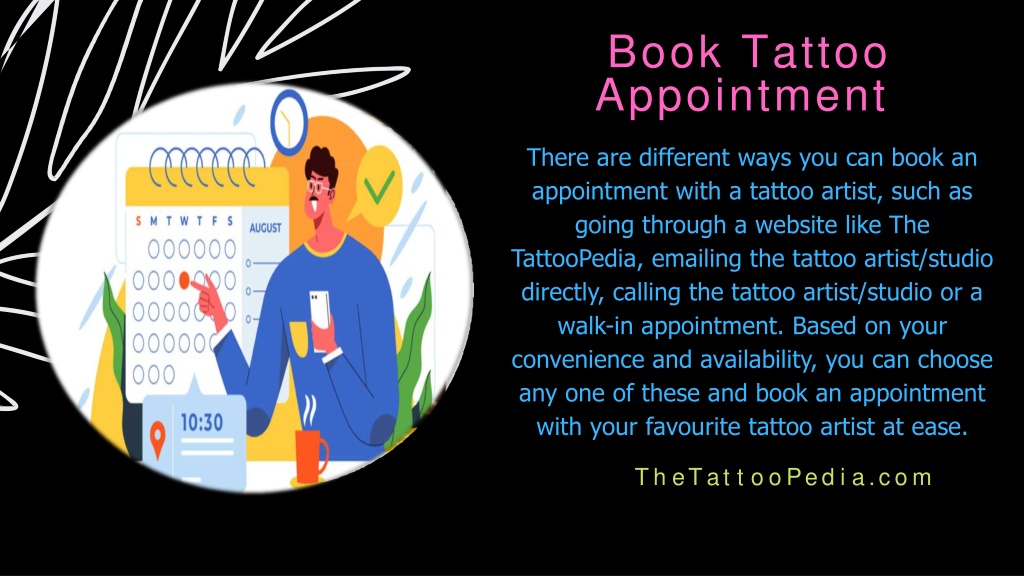 PPT Book Tattoo Appointment PowerPoint Presentation, free download